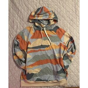 Feat BlanketBlend Hoodie S Geometric Camo Soft Cozy Pullover Streetwear